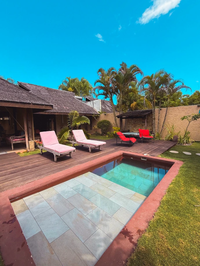Villa Hinanoa has a private pool